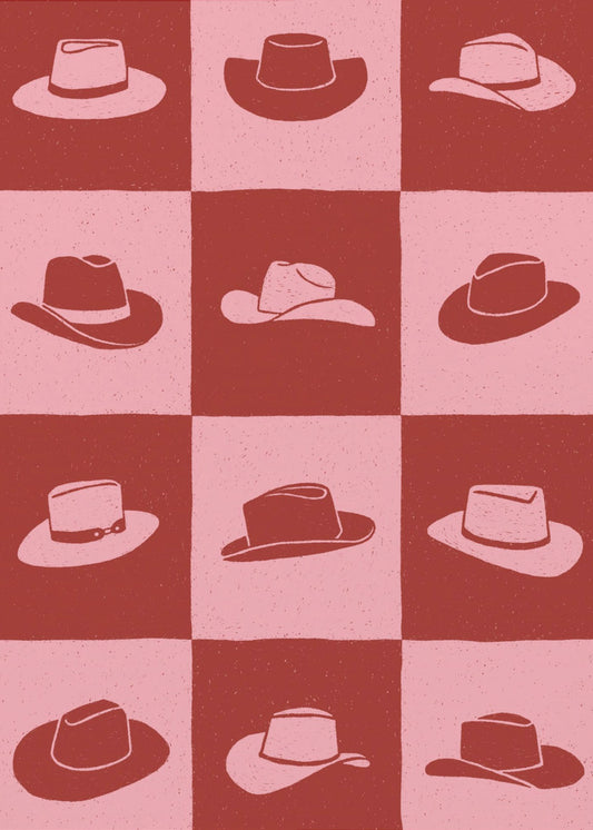 Cowgirl Schackrutigt | Canvas