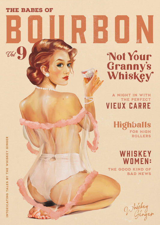 Babes of Bourbon Vol 9 Vintage Whiskey Pinup | Poster