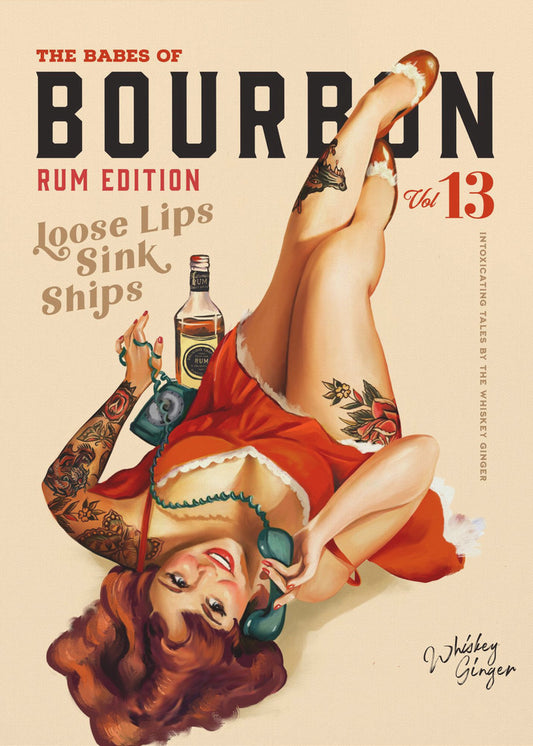 Babes of Bourbon Vol 13 Romdrickande Pinup Girl Konst | Poster