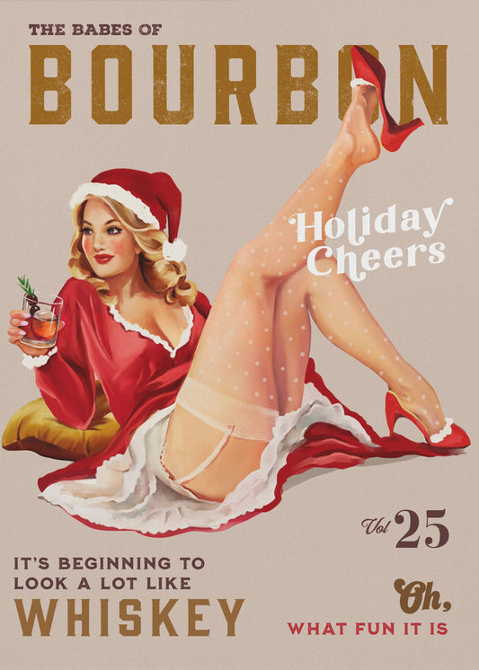 Babes of Bourbon Vol 25 Julstämning Pinup | Poster