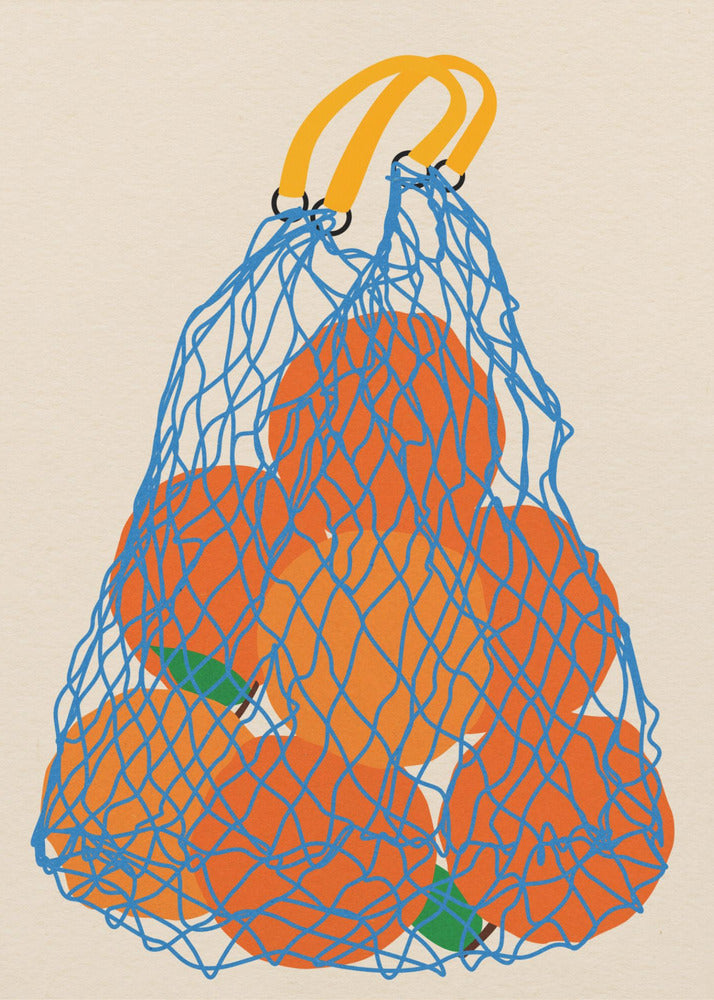 Orangen im Netzbeutel Update 24 | Poster