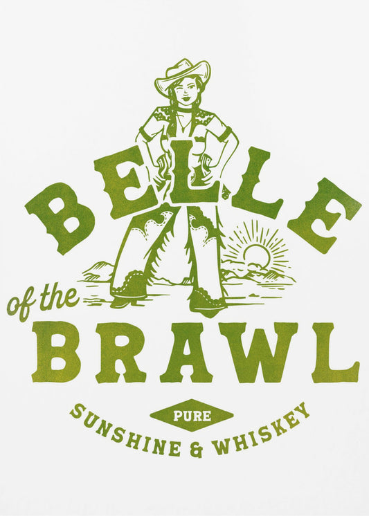 Väggkonst: Belle of the Brawl, Cowgirl | Canvastavla