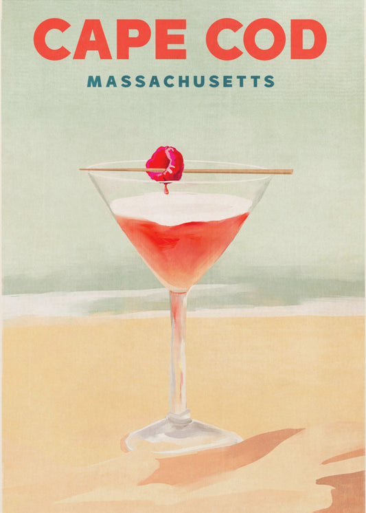 Cape Cod Cocktail Tall Poster | Poster