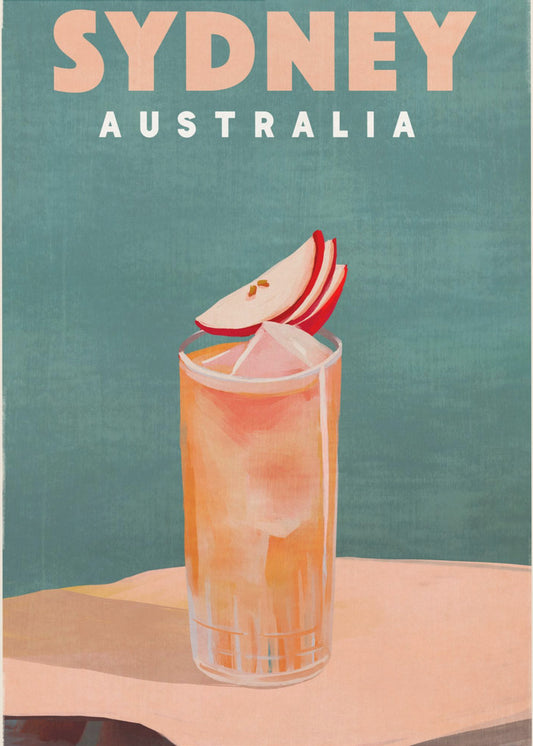 Sydney Australien Cocktailbardekor | Poster