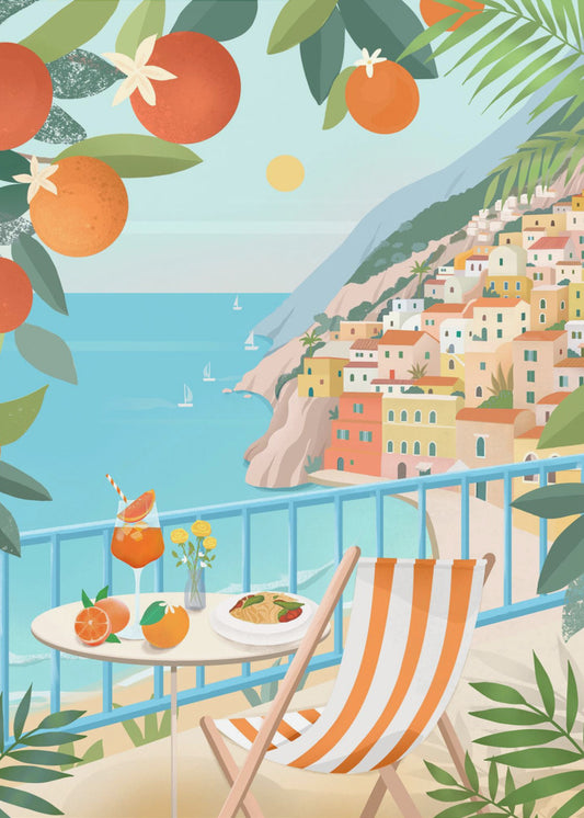 Italiensk sommar | Canvastavla
