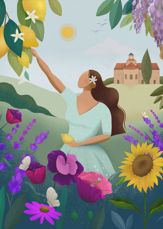 Sommar i Provence | Canvastavla