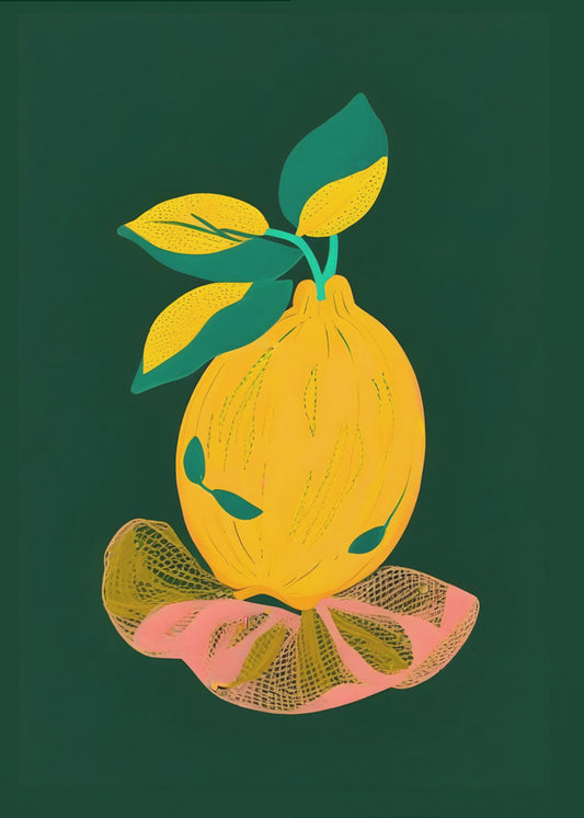 Citron är ur nätpåsen | Poster