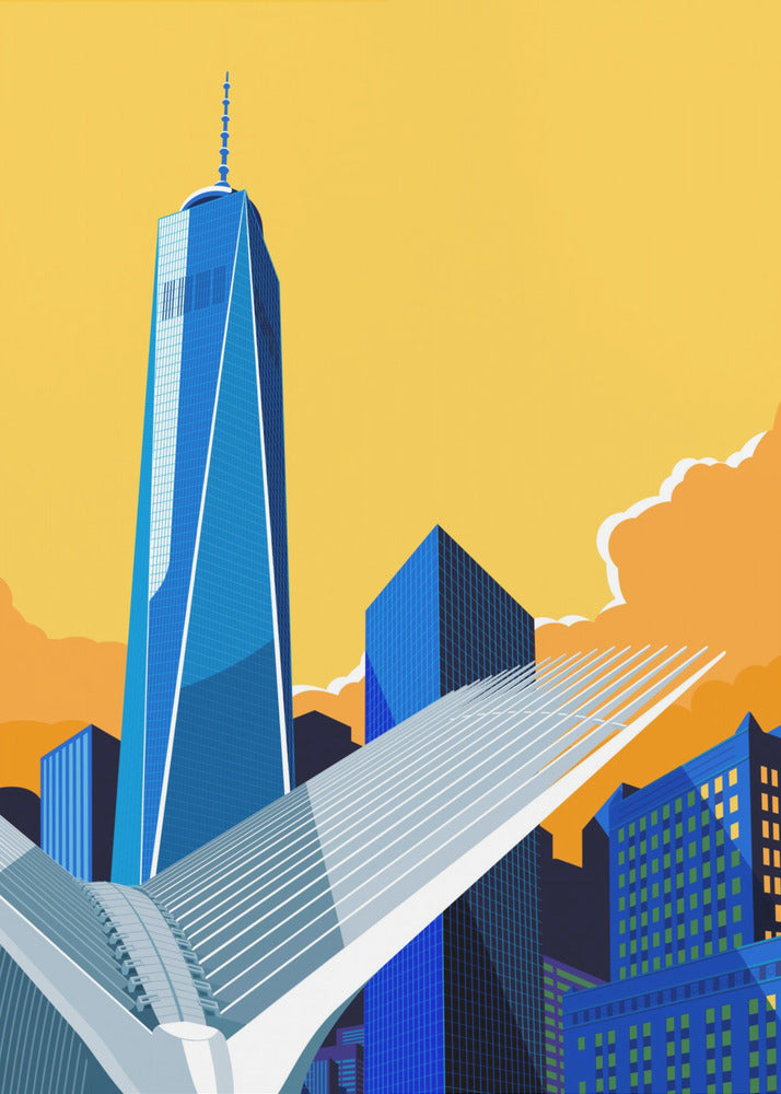 WTC och Oculus New York City | Canvastavla