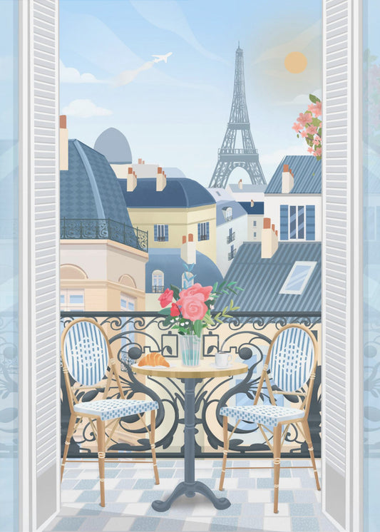 Paris Terrace | Canvastavla