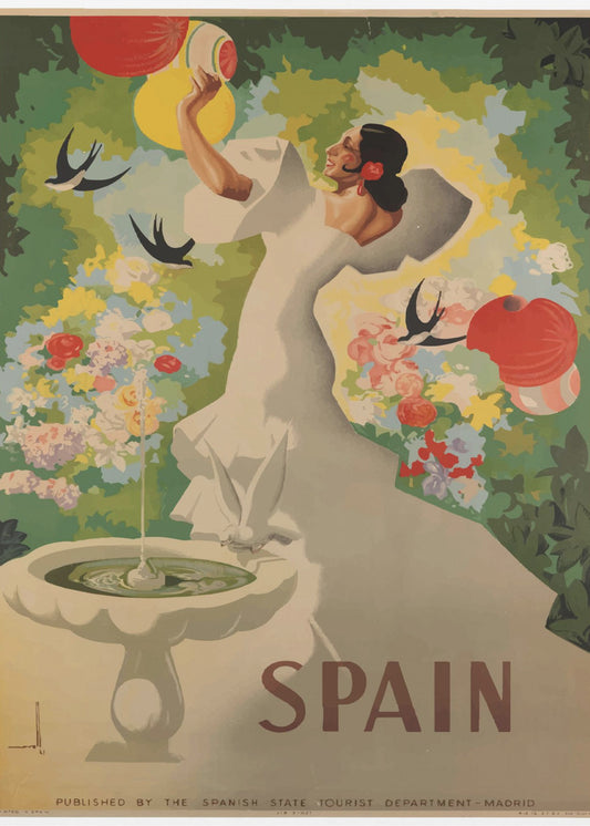 Spanien Poster | Canvastavla