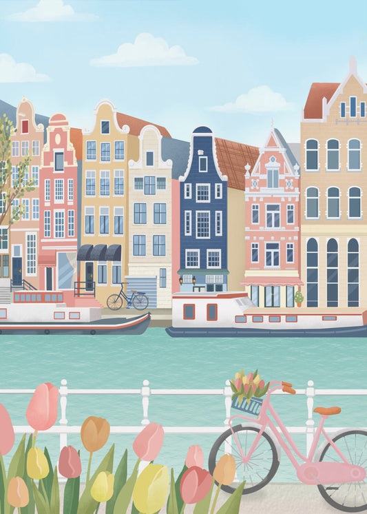 Amsterdam City | Canvastavla