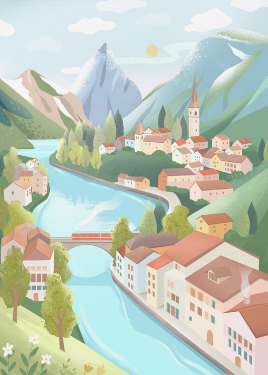 Swiss Alps | Canvas