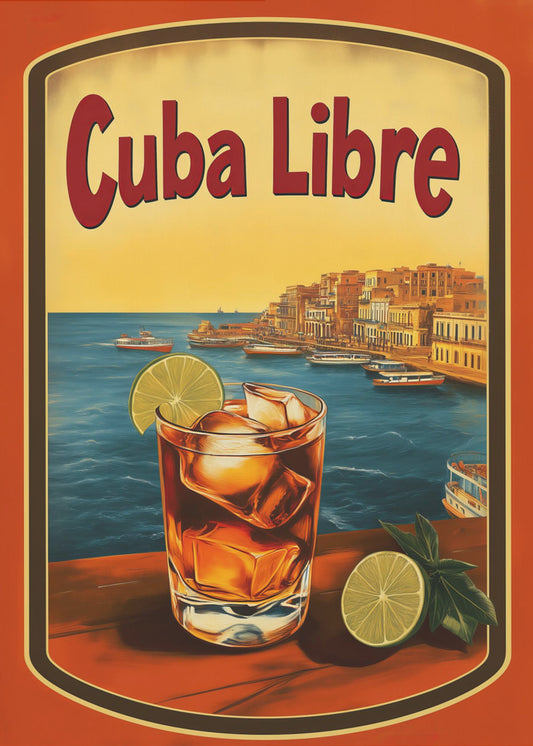 Cuba Libre Vintage Reklam | Affisch