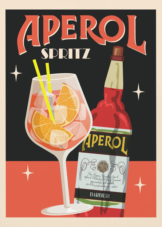 Aperol Spritz_Black | Poster