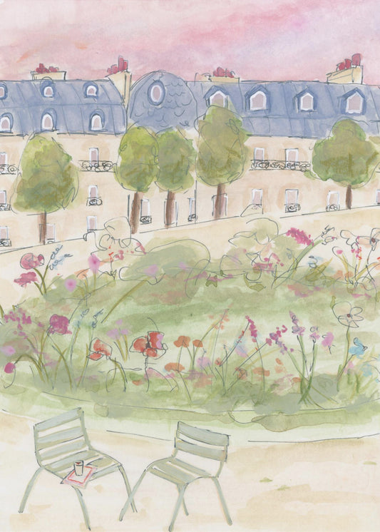 Parisisk trädgård | Poster