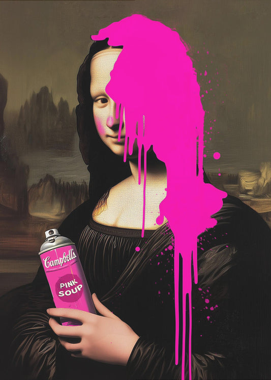 Rosa soppa | Canvastavla
