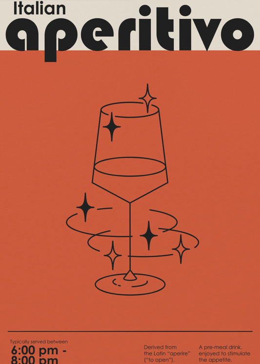 Italiensk aperitif | Poster