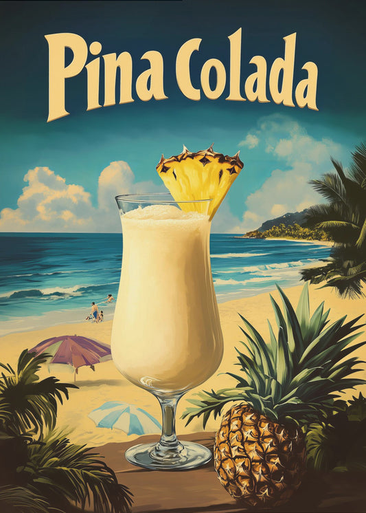 Piña Colada Vintage | Poster