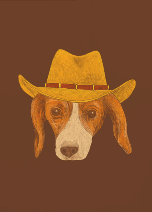 Nala Den sötaste cowgirlvalpen | Canvas