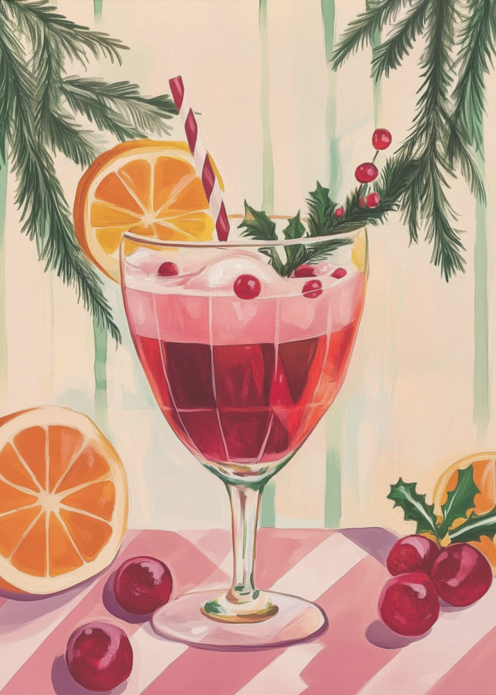 Julens röda cocktail | Poster