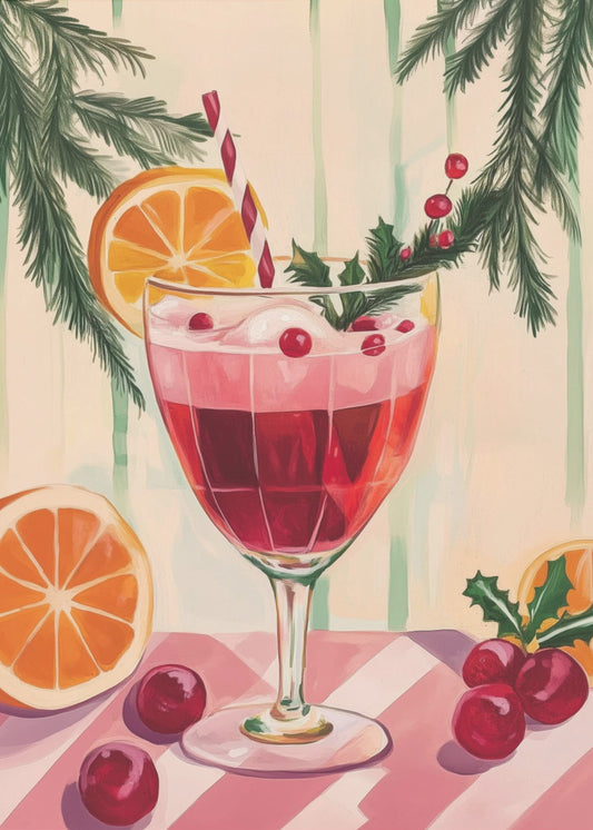 Julens röda cocktail | Poster