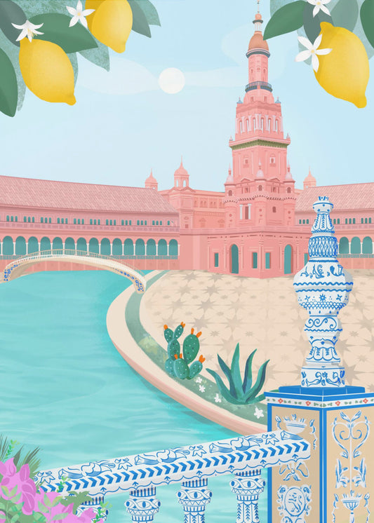 Sevilla, Spanien | Canvastavla
