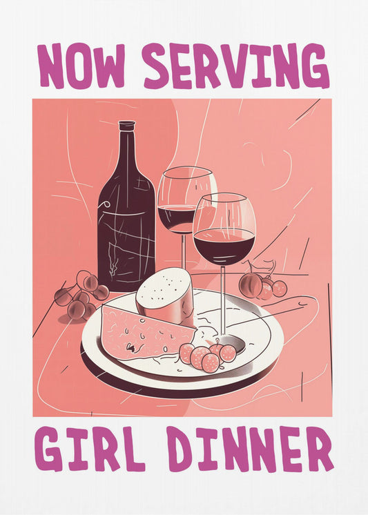 Flickmiddag nr 1 | Poster