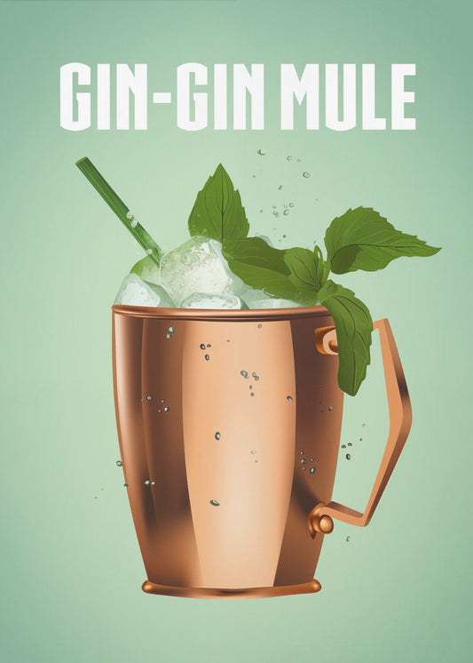 Gin Gin Mule Koppar | Poster