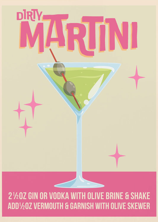 Smutsig Martini Cocktail 01.png | Poster