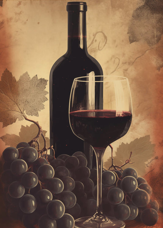 Rött Rött Vin Nr 2 | Poster