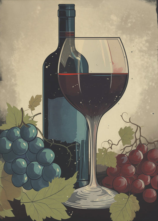Rött Rött Vin Nr 4 | Poster