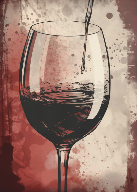 Rött Rött Vin Nr 5 | Poster