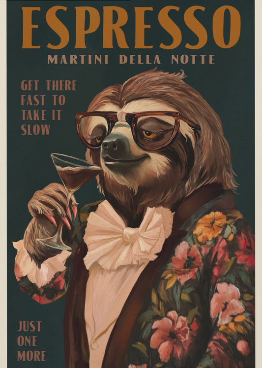 Art Deco Espresso Martini Drickande Sensation | Poster