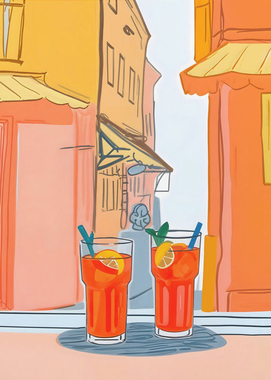 Två Aperoler, tack! | Poster