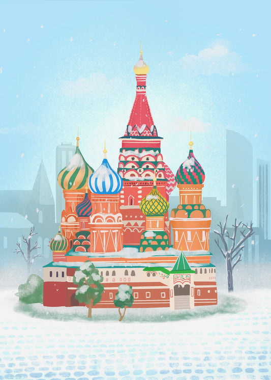 Moskva | Canvastavla