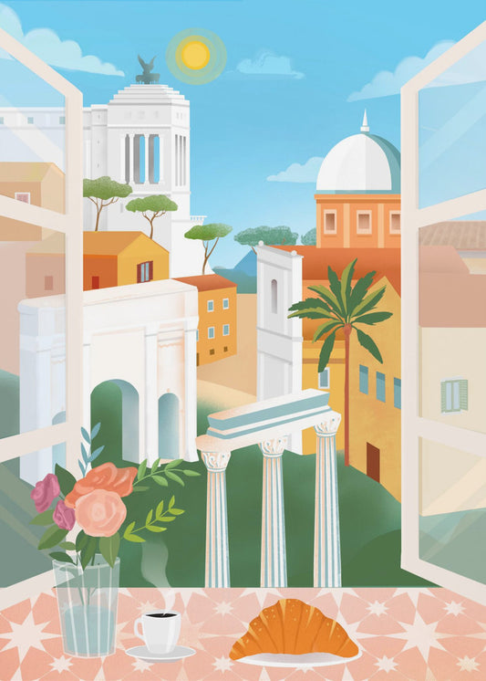Emily In Rome | Canvas