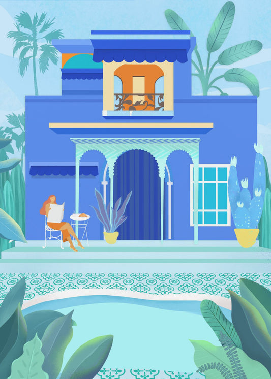 Blue Oasis | Canvas