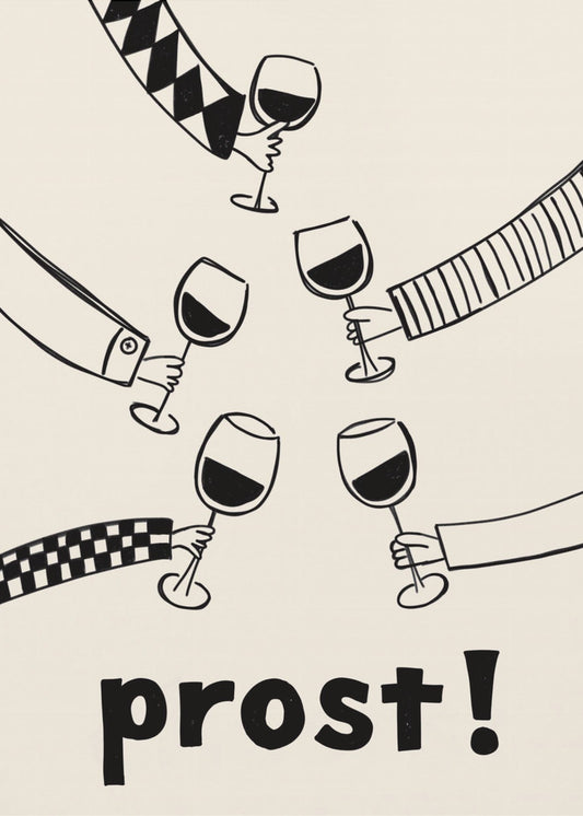Prost! Vinfest med vänner | Poster