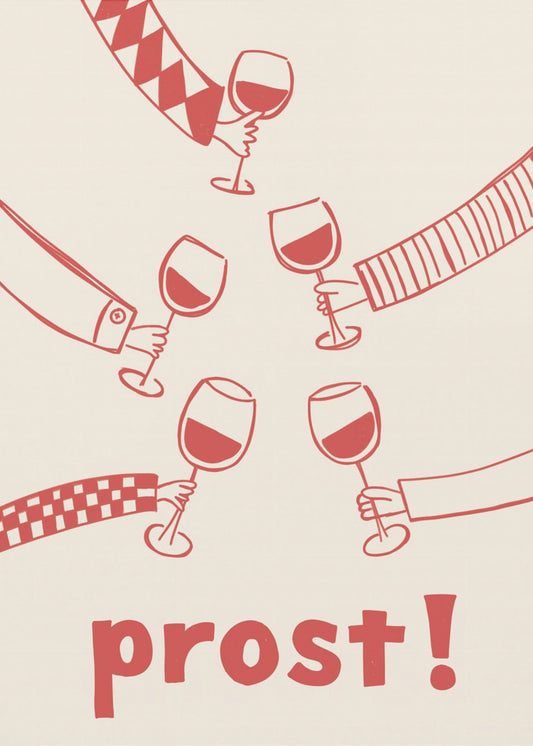 Prost! Vinfest med vänner | Poster