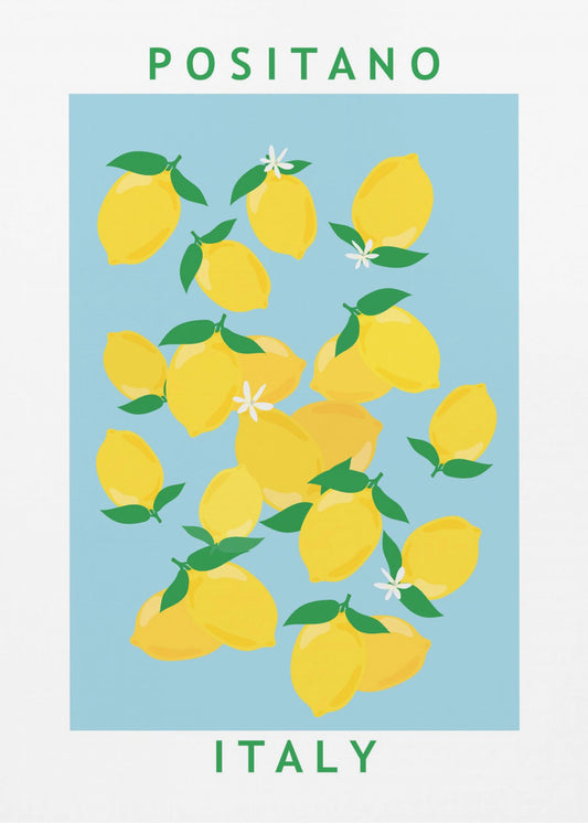 Zitronenblumenmarkt | Poster