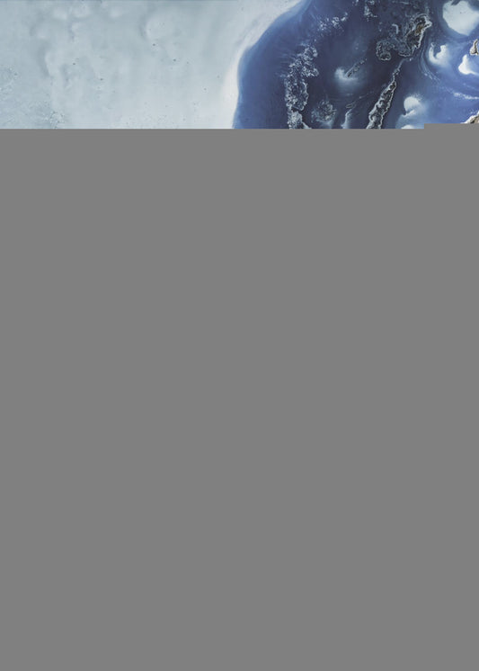 Zen Art 'Ocean Wave Waltz 2' - Akvarellvågor | Canvastavla