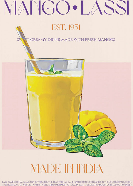 Mango Lassi Delight | Poster