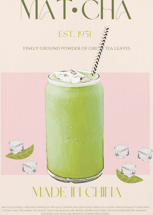 Kyld Matcha-dryck | Poster