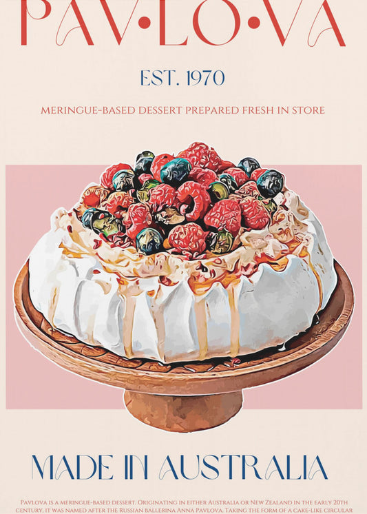 Bärpavlova-delikatessen | Poster