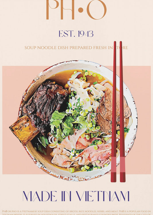 Vietnamesisk nudeldelight | Poster