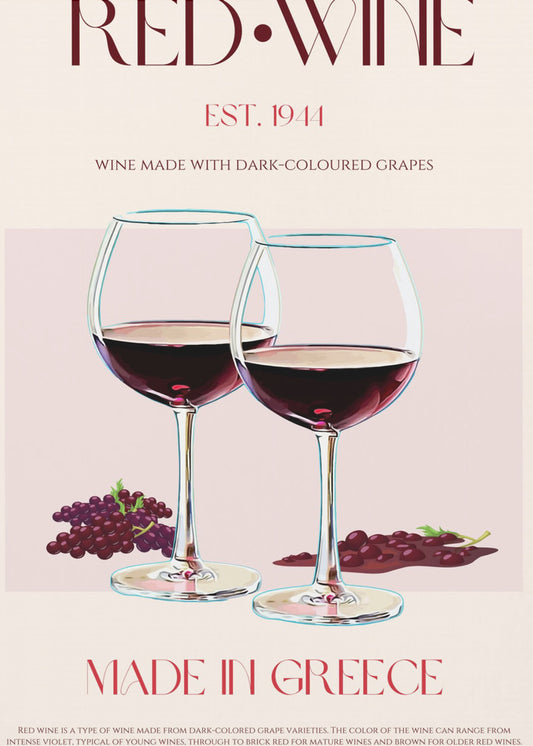 Grekisk vinelegans | Poster