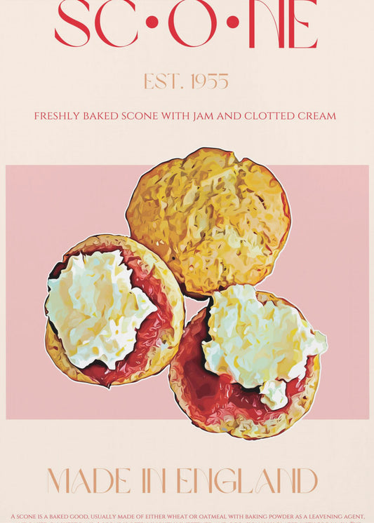 Engelsk Scone Delight | Poster