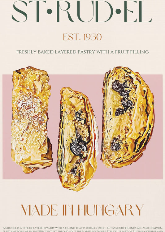 Gyllene strudelskiva | Poster