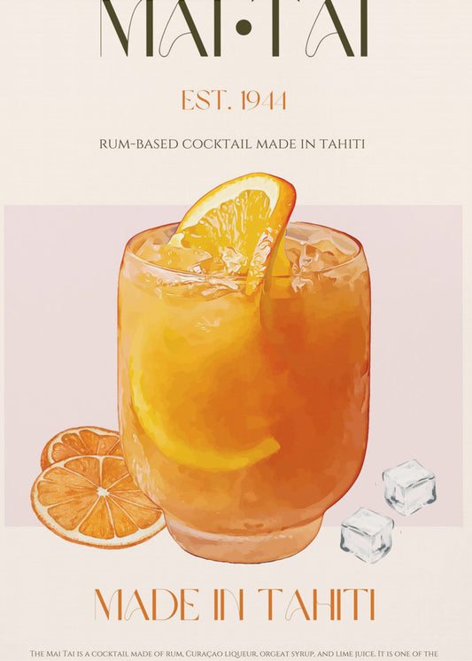 Apelsin Bliss-dryck | Poster