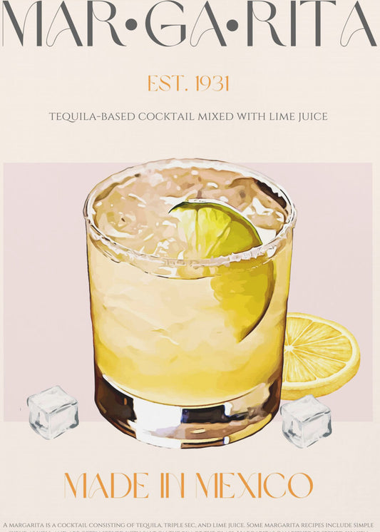 Margarita-tryck Cocktail | Poster